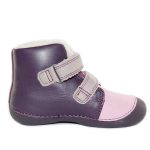 D.D. Step Fuchsia Toddler Winter Boots - Warm, Supportive Leather Shoes From Europe Kids Orthopedic - shoekid.ca