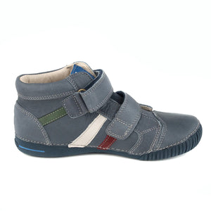 D.D. Step Big Kid Boy High-Top Shoes - Supportive Leather From Europe Kids Orthopedic - shoekid.ca