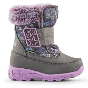 Cougar Soar Charcoal Waterproof  Girls Winter Boots -24C - shoekid.ca