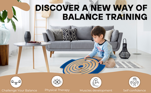 Mindful Moves: TippyToe Eco-Friendly Wooden Labyrinth Balance Board - A Creative Journey of Coordination & Puzzle-Solving for Ages 4-14 - shoekid.ca