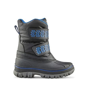 Cougar Brisk Black Waterproof  Boys Winter Boots -30C - shoekid.ca
