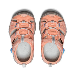 KEEN SEACAMP II CNX PAPAYA PUNCH/MARINA LITTLE/BIG KIDS SANDALS (WATER FRIENDLY) - shoekid.ca