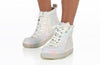 Kid&#39;s Rainbow Crackle BILLY Classic Lace Highs -Shoekid.ca