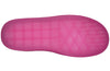 Translucent pink outsole of Grey/Pink BILLY Classic Lace High Tops, designed for shoes for diabetes, plantar fasciitis, and wide feet.