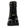 Michael Kors Haskell Drake Girls Black Leather Boots - shoekid.ca