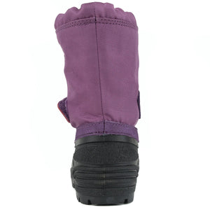D.D. Step Little Kid Girl Winter Boots With Fleece Insulation Lilac Color - shoekid.ca