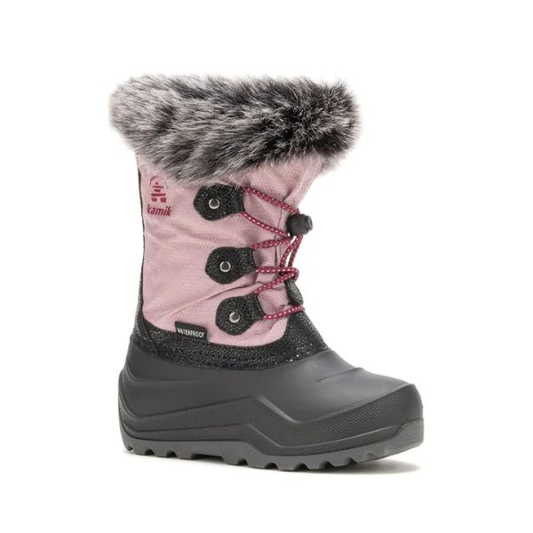 Kamik Girls Powdery3 Waterproof Winter Boots Made in Canada -40C - shoekid.ca