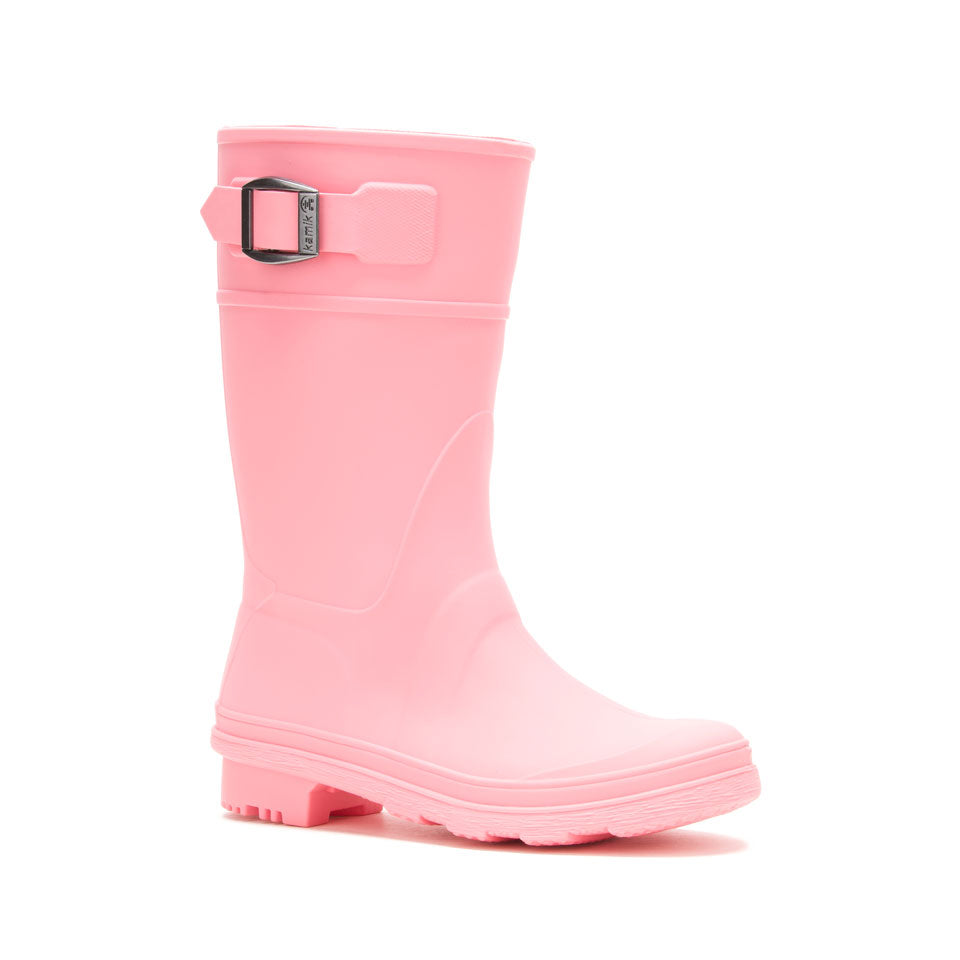 Baby pink rain boots sales