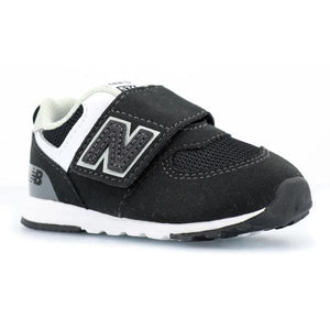 New Balance Dynasoft 545 Black Bungee Lace with Top Strap Boys Running shoes - shoekid.ca