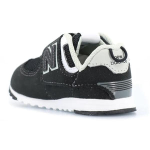 New Balance Dynasoft 545 Black Bungee Lace with Top Strap Boys Running shoes - shoekid.ca