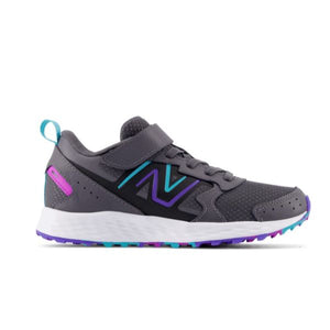 New Balance Fresh Foam 650 Bungee Lace with Top Strap Girls Running Shoes (Little Kids/Big Kids) - shoekid.ca