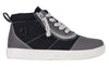 Grey Colorblock BILLY D|R Short Wrap High Tops -Shoekid.ca