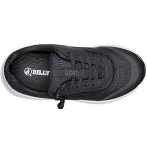 Billy GOAT Black  High Top Adaptive Kids Sneaker (EasyOn) - shoekid.ca
