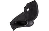 Top view of Black BILLY Ice Winter Boots, highlighting insulated inner fabric for warmth, suitable for diabetes, plantar fasciitis, and orthotics.