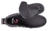 Top view of Black Daisy BILLY Classic Lace High Tops showing removable insoles, wraparound zipper, and easy on/off design for kids.