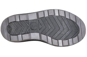 Tread design of Black/Grey BILLY Ice II Winter Boots ideal for diabetes, plantar fasciitis, bunions, wide and extra wide feet.