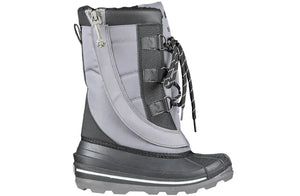 Black and grey BILLY Ice II Winter Boots, suitable for diabetes, plantar fasciitis, bunions, wide feet, and orthotics use.