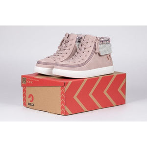 Billy Cuff II Kids Blush High Top Adaptive Sneaker (EasyOn) - shoekid.ca