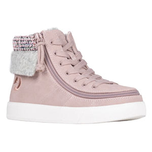 Billy Cuff II Kids Blush High Top Adaptive Sneaker (EasyOn) - shoekid.ca