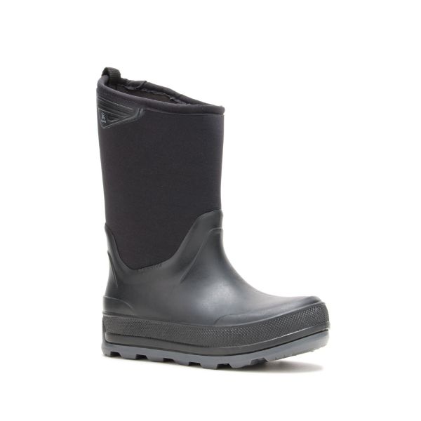 Kamik Kids Timber Black Boys Rain Boot -20C (Made in Canada) - shoekid.ca