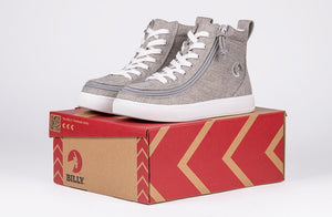 Grey Jersey BILLY Classic Lace Highs -Shoekid.ca