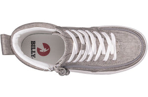 Grey Jersey BILLY Classic Lace Highs -Shoekid.ca