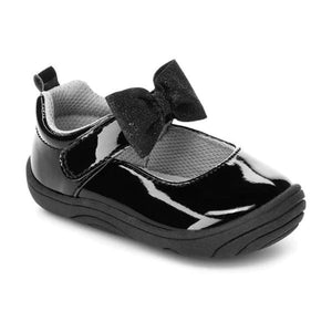 Stride Rite Gracie Black Baby Shoes - shoekid.ca