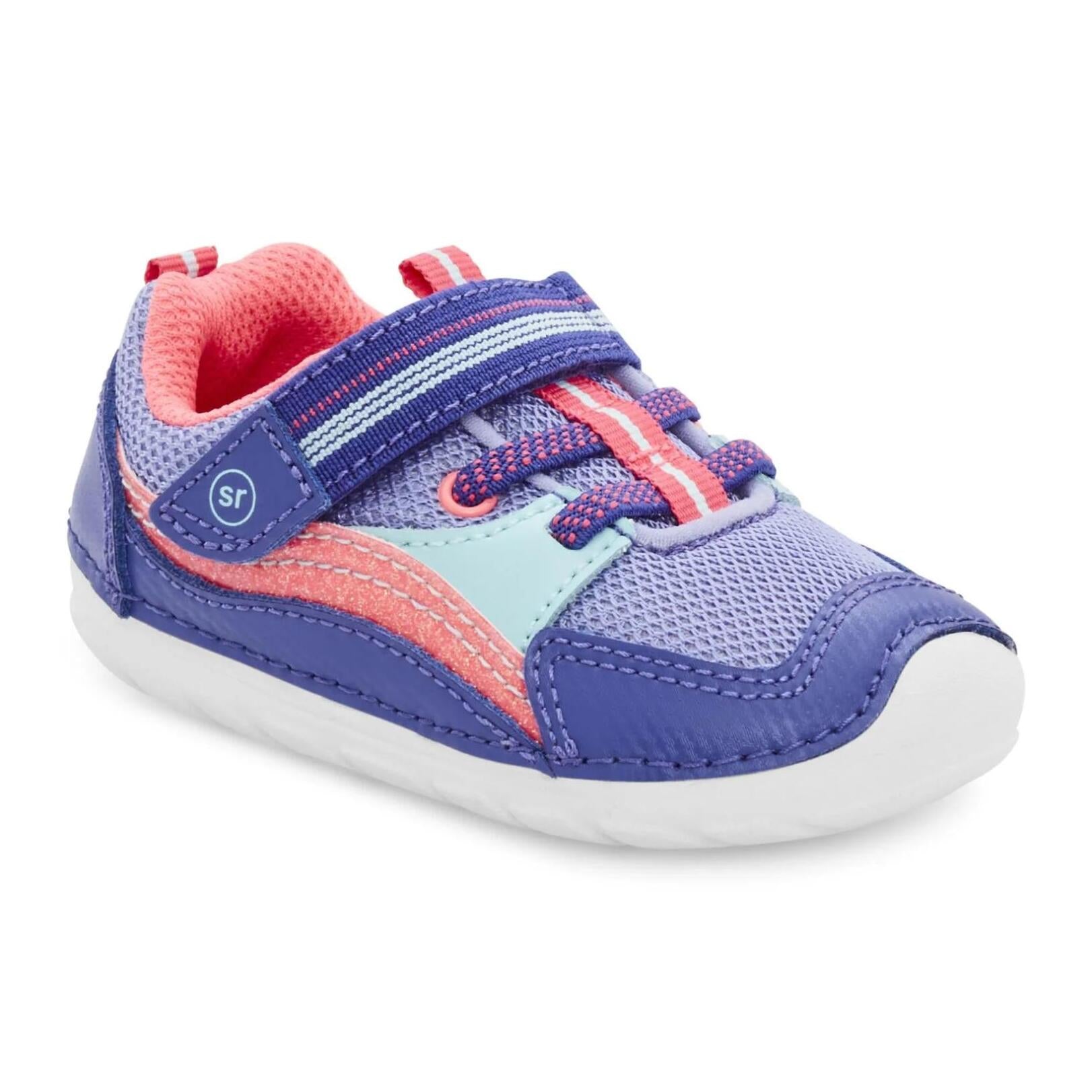 Stride Rite Girls Kylo Infant/Toddler Blue First Walker Shoes - shoekid.ca