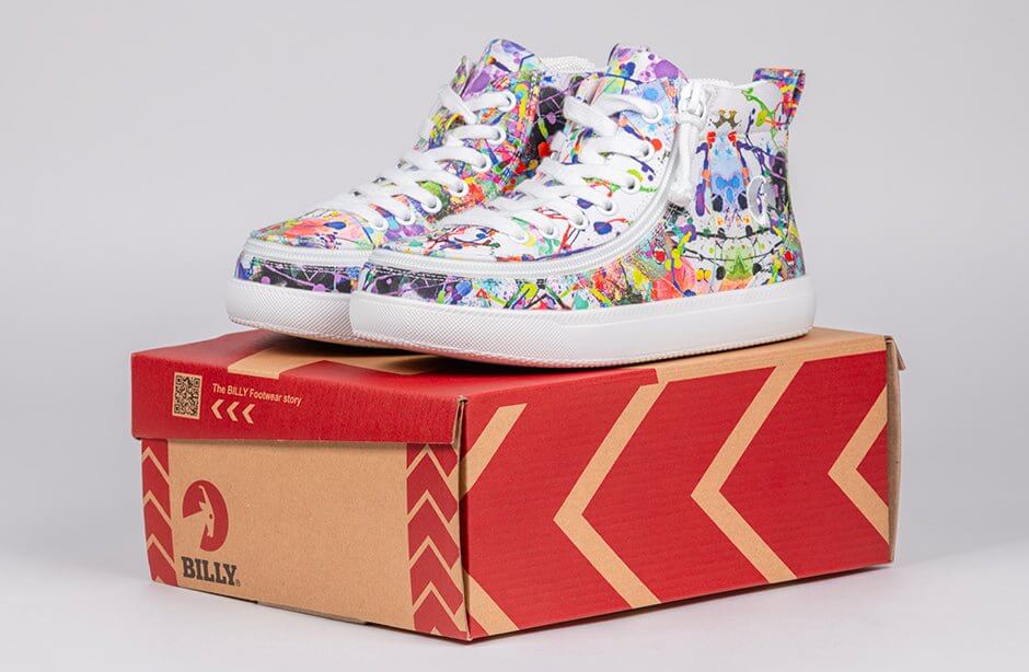 Lilia's Eye Candy BILLY Classic D|R II High Tops CPMA-Certified AFO-Ready -Shoekid.ca