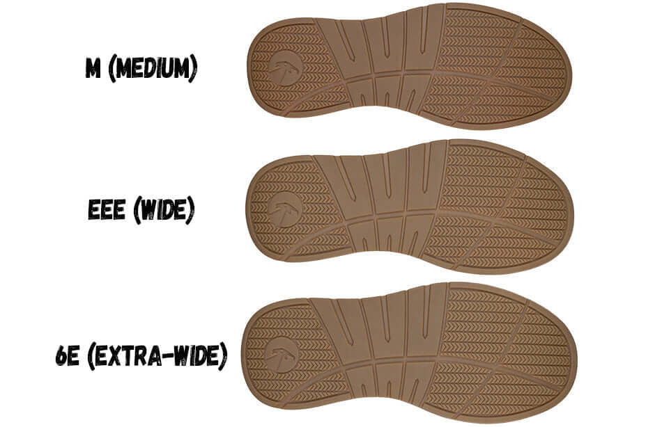 BILLY Comfort Low men's adaptive suede comfort shoes outsole comparison in medium, wide, and extra-wide widths for orthopedic fit