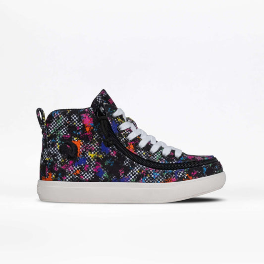 Rainbow Sk8ter BILLY Classic D|R II kids' high top with wraparound zipper and extra-depth fit