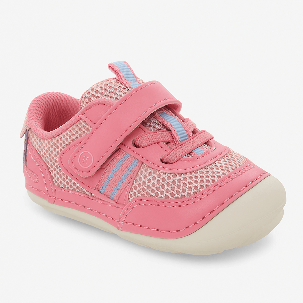 Stride Rite Soft Motion Apollo girls' first-walker shoe with hook-and-loop strap
