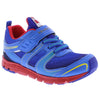 Tsukihoshi Velocity Boys Running Shoes-Blue Red | Lightweight, Machine Washable Sneakers for Kids &amp; Toddlers