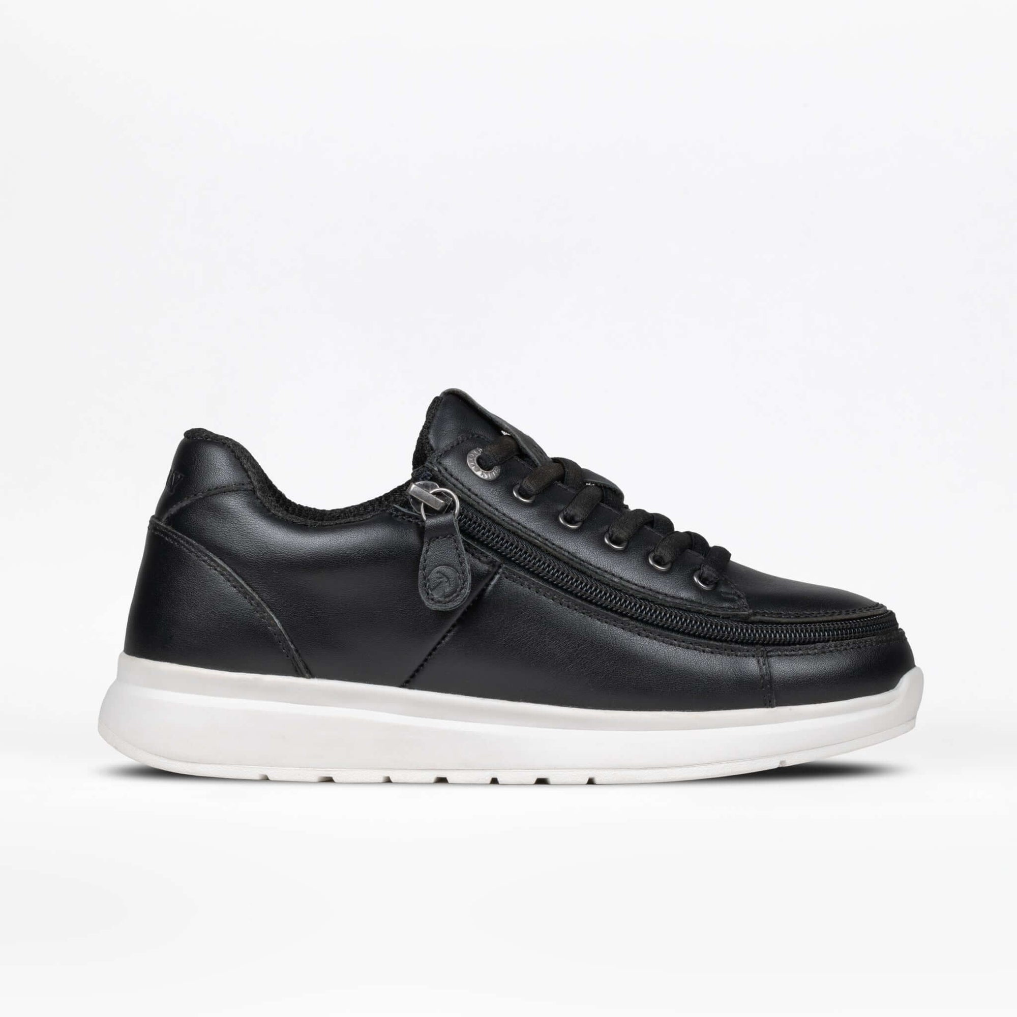 Women's Black Leather BILLY Comfort Plush -Shoekid.ca