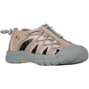 Women&#39;s Taupe BILLY River Sandals with elastic, adjustable fit, orthopedic-friendly, AFO-compatible, ideal for ankle support and medium width.