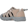 Women&#39;s Taupe BILLY River Sandals, orthopedic shoes with faux leather, adjustable bungee, and ankle support, AFO-compatible.