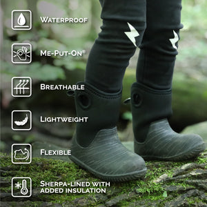 Toasty-Dry Lite Toddler Waterproof Booties -10C - ShoeKid.ca
