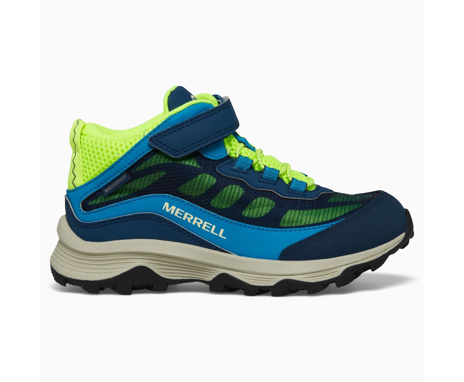 Merrell Big Kid's Moab Speed Mid A/C Waterproof Boys Casual Shoes - ShoeKid.ca