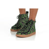 Billy Classic Green Dino Kids  High Top Adaptive Sneaker (EasyOn) - ShoeKid.ca