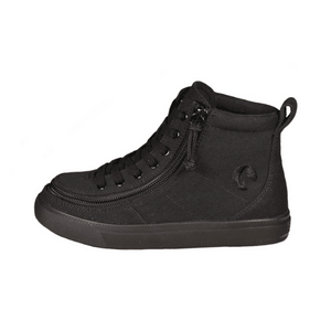 Billy Classic Kids Black High Top Adaptive Sneaker (EasyOn) - ShoeKid.ca