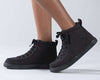 Billy Classic Kids Black High Top Sneaker with zippers and laces, easy on and off for toddlers and big kids, functional and fashionable.