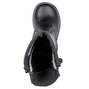 Billy Kids Black Waterproof Rain Boots (Water Sealed Dual Zipper) - ShoeKid.ca