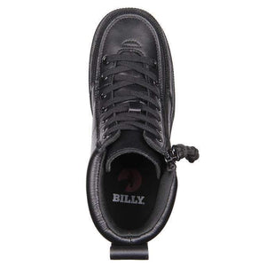 Billy Kids Leather Classic Adaptive High Top Sneaker (EasyOn) - ShoeKid.ca