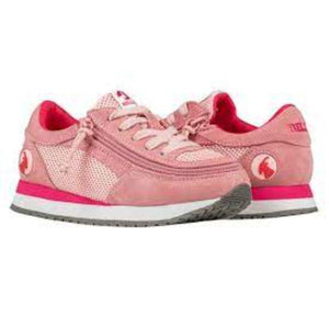 Billy Kids Pink Jogger Adaptable Girls Sneaker (EasyOn) - ShoeKid.ca