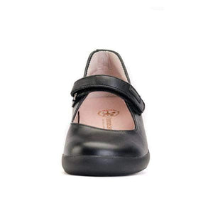 Biomecanics Negro Napa Mercedes Girls Leather Uniform Shoes - ShoeKid.ca