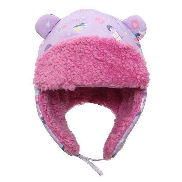 Flapjacks Water Repellent Trapper Hat Unicorn Lilac - ShoeKid.ca