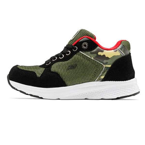 Friendly Kids Excursion Camo Boys Adaptable Running Shoes (AFO Compatible) - ShoeKid.ca