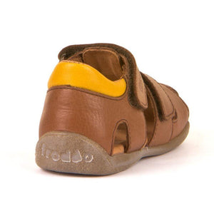 Froddo Boys Brown Leather Sandals (Ankle Support) - ShoeKid.ca