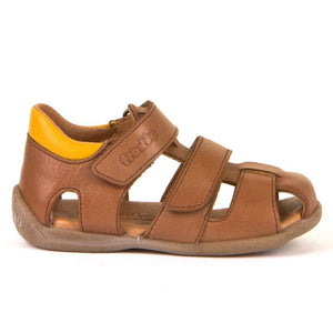 Froddo Boys Brown Leather Sandals (Ankle Support) - ShoeKid.ca