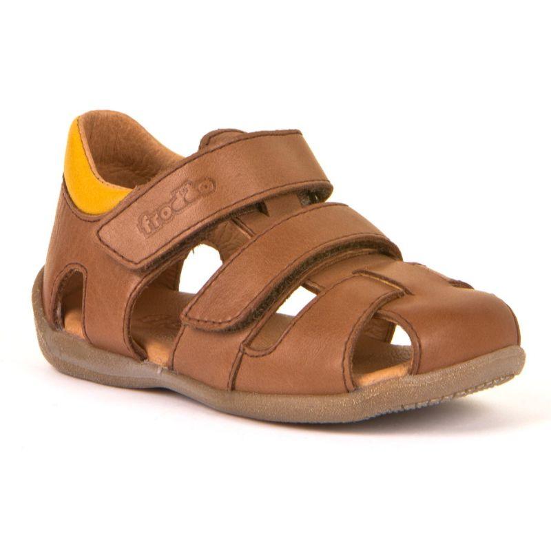 Froddo Boys Brown Leather Sandals (Ankle Support) - ShoeKid.ca